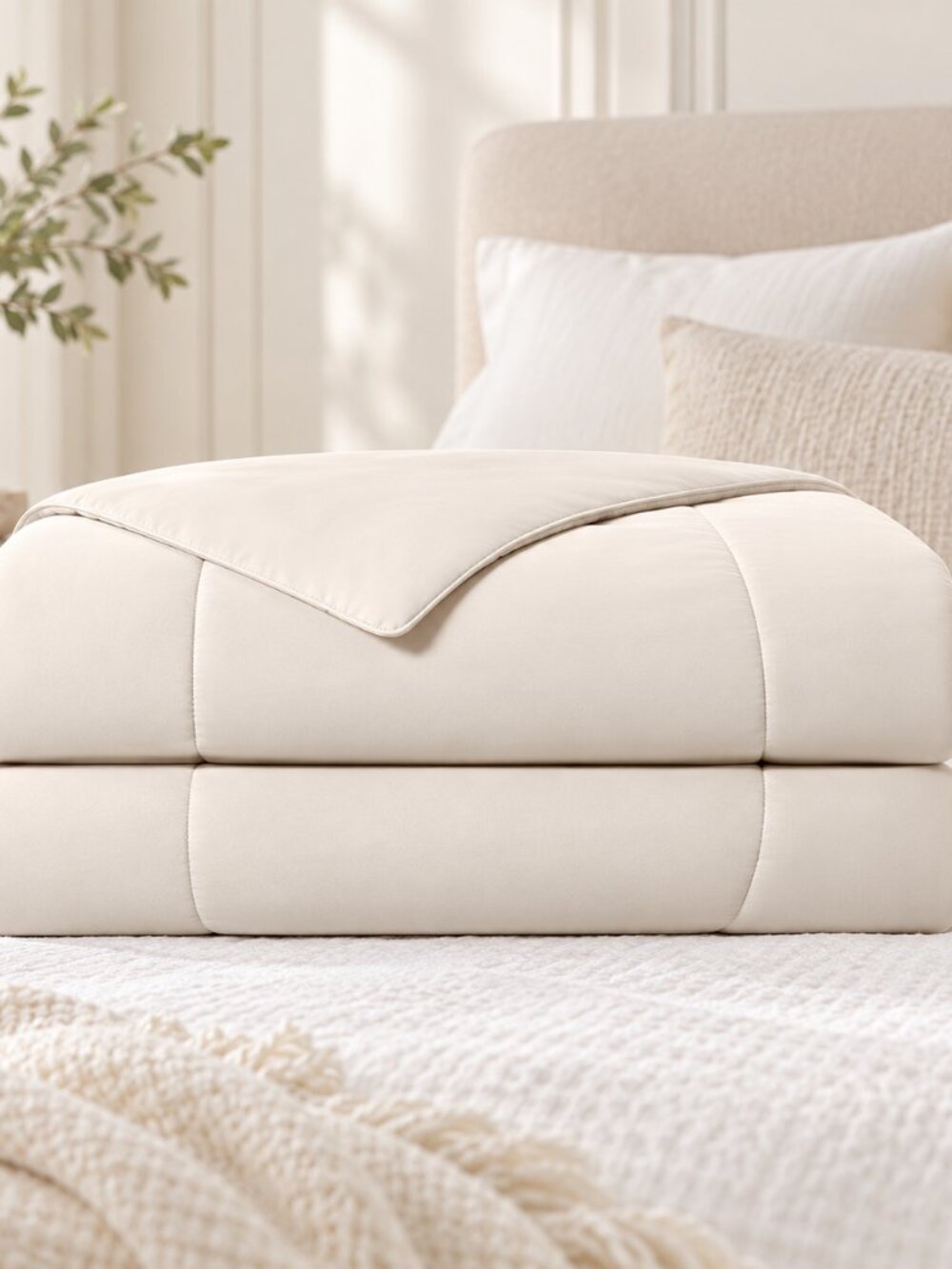 MSRP $199 | REST Evercool Cooling Comforter –Twin/Twin XL 68" x 90" – Snow Ivory